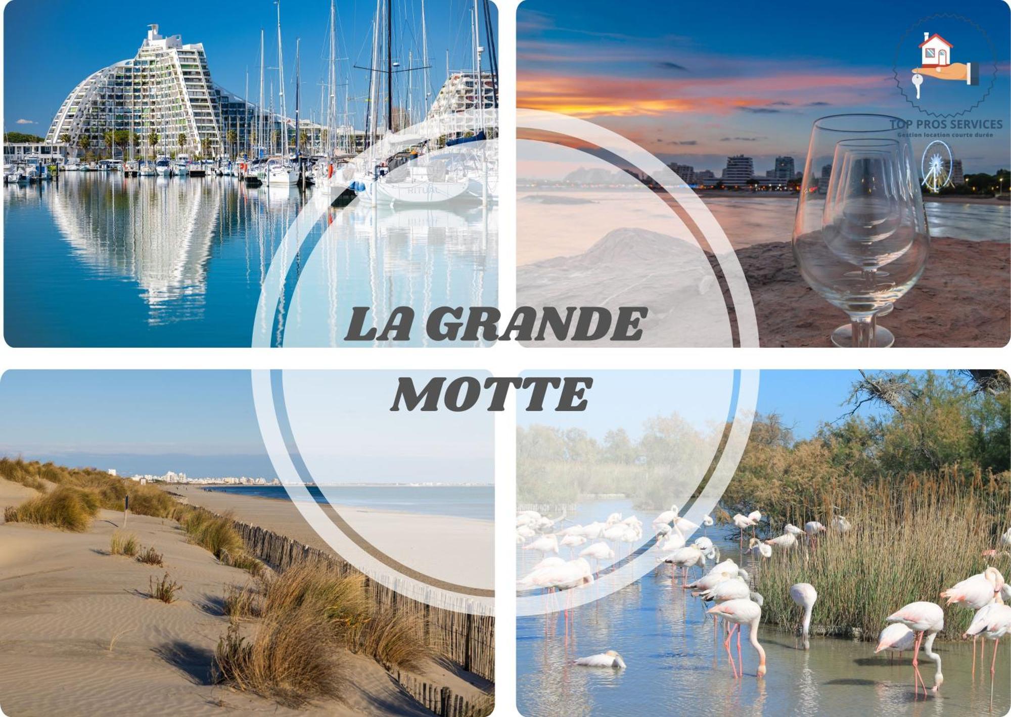 Le Pacifica: Beachfront Apartment with Parking, Wi-Fi & AC La Grande-Motte Exterior photo